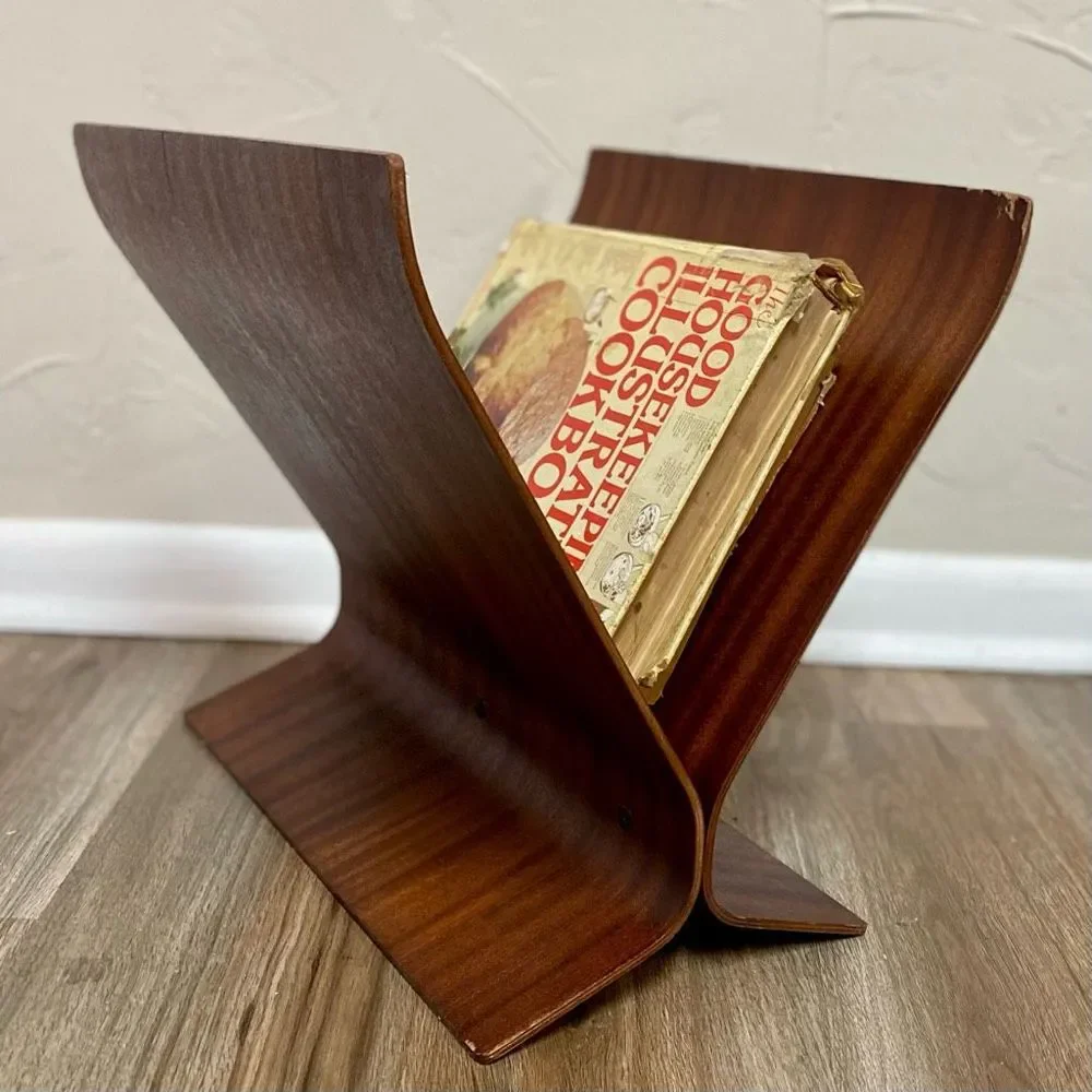 Vintage MCM Bentwood Magazine Rack by Paul Rowan for Umbra - Picture 4 of 9